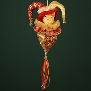 Елочная игрушка Кот из рода Редмундов: Eclogae 25 см, подвеска Winter Deco фото 2