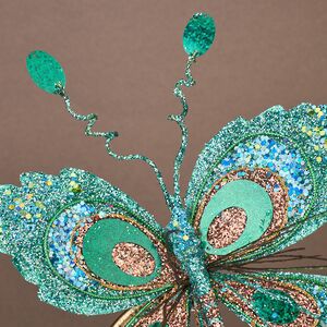 Елочная игрушка Бабочка Понтия 20 см, клипса Winter Deco фото 5
