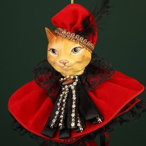 Елочная игрушка Кот де Брабант: Eclogae 36 см, подвеска Winter Deco фото 4