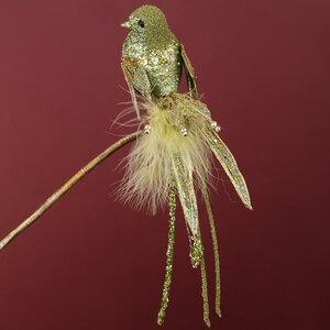 Елочная игрушка Птичка Невия 20 см, клипса Winter Deco фото 4