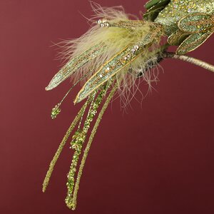 Елочная игрушка Птичка Невия 20 см, клипса Winter Deco фото 6