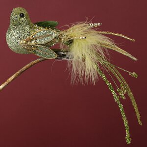 Елочная игрушка Птичка Невия 20 см, клипса Winter Deco фото 5