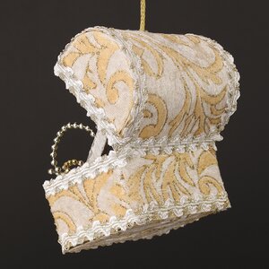 Елочная игрушка Сундук Искусного Мага - Monarque 9 см, подвеска Winter Deco фото 2