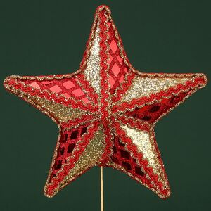 Звезда на елку Cremona Vinous 23 см Winter Deco фото 4
