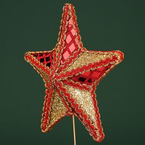 Звезда на елку Cremona Vinous 23 см Winter Deco фото 6
