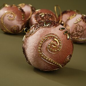 Набор елочных шаров Праздничное Пассамеццо 9 см, 6 шт Winter Deco фото 3