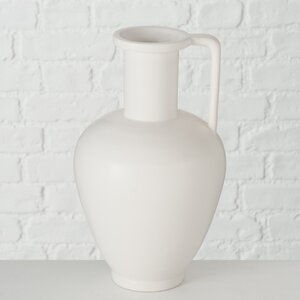 Керамическая ваза кувшин Эфимия 29 см белая