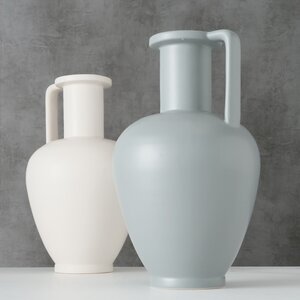 Керамическая ваза кувшин Эфимия 29 см белая Boltze фото 4
