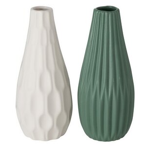 Керамическая ваза Monsanto 24 см белая Boltze фото 5