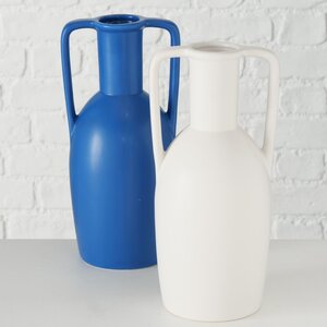 Керамическая ваза-кувшин Soft White Cloud 26 см Boltze фото 3