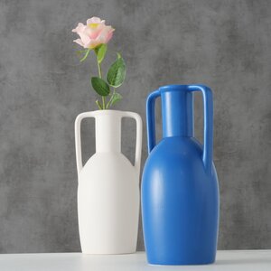 Керамическая ваза-кувшин Soft White Cloud 26 см Boltze фото 2