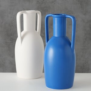 Керамическая ваза-кувшин Soft White Cloud 26 см Boltze фото 4