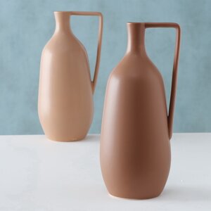 Керамическая ваза Флорино 36 см бежевая Boltze фото 3