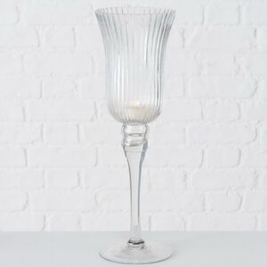 Набор стеклянных подсвечников - бокалов Crystall Latorre 30-40 см, 3 шт Boltze фото 4