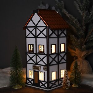 Домик с подсветкой Бавария 39 см Christmas Apple фото 2
