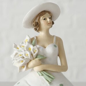 Декоративная статуэтка Леди Джудит с цветами 18 см Boltze фото 2