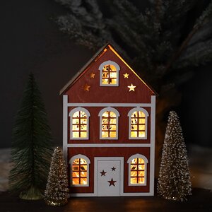 Домик с подсветкой Стокгольм 26 см Christmas Apple фото 1