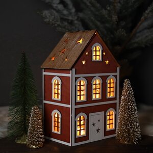 Домик с подсветкой Стокгольм 26 см Christmas Apple фото 2