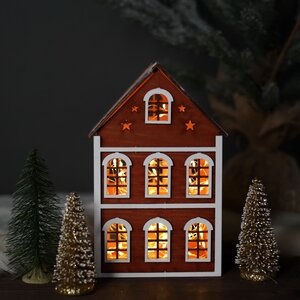 Домик с подсветкой Стокгольм 21 см Christmas Apple фото 1