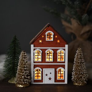 Домик с подсветкой Стокгольм 16 см Christmas Apple фото 1