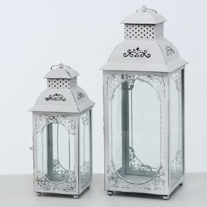 Набор металлических подсвечников-фонарей Дрезден 34-49 см, 2 шт Boltze фото 3