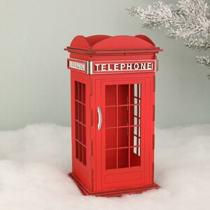 Декоративная фигурка Телефонная Будка - London 24 см Christmas Apple фото 7