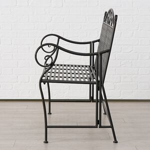 Металлическая садовая скамейка Maddison 105*93*50 см Boltze фото 6