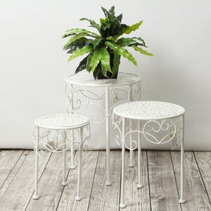 Комплект столиков для цветов Flores 3 шт Boltze фото 1