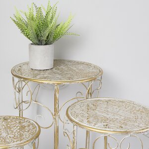Комплект столиков для цветов Fredrica Ais, 3 шт Boltze фото 3