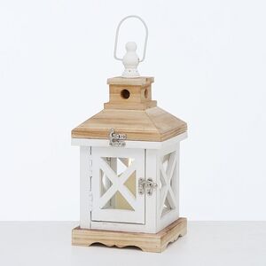 Деревянный подсвечник-фонарь Квентин 33 см Boltze фото 3