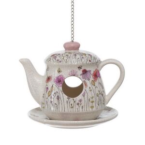 Декоративный домик для птиц Konstanca: La Flower 18 см, керамика Boltze фото 13