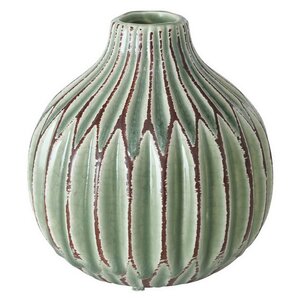 Керамическая ваза Линарес 12 см травяная Boltze фото 4
