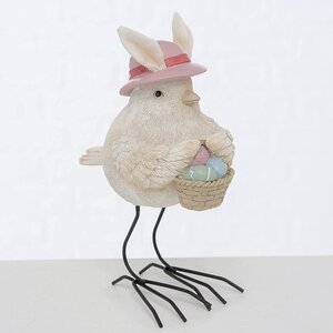 Набор декоративных фигурок Птички Лесандро и Примула в кроличьих шляпках 17 см, 2 шт Boltze фото 3