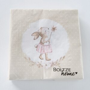 Бумажные салфетки Lovely Bunny 17*17 см, 20 шт Boltze фото 1