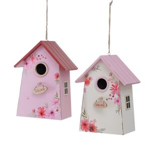 Садовое украшение Скворечник Рочестер 21*15 см розовый Boltze фото 11