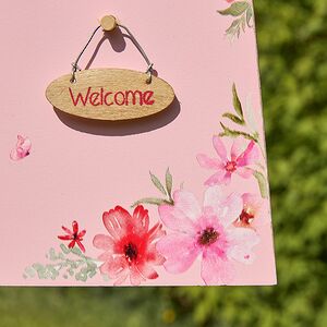 Садовое украшение Скворечник Рочестер 21*15 см розовый Boltze фото 4