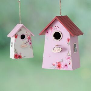 Садовое украшение Скворечник Рочестер 21*15 см розовый Boltze фото 7