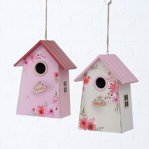 Садовое украшение Скворечник Рочестер 21*15 см розовый Boltze фото 9