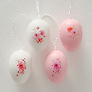 Декоративные украшения - пасхальные яйца Rosella 6 см, 12 шт, подвеска