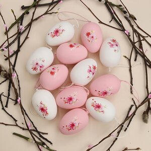 Декоративные украшения - пасхальные яйца Rosella 6 см, 12 шт, подвеска Boltze фото 4