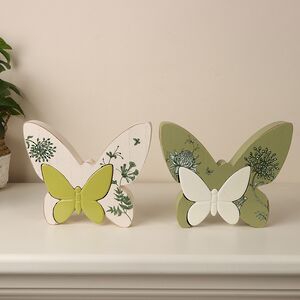 Декоративная фигурка Бабочка Аделия 18 см зеленая Boltze (Больтце) фото 7