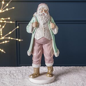 Новогодняя фигурка Санта с подарками - Рождественская Пастель 33 см Boltze (Больтце) фото 8