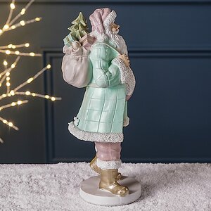 Новогодняя фигурка Санта с подарками - Рождественская Пастель 33 см Boltze (Больтце) фото 10