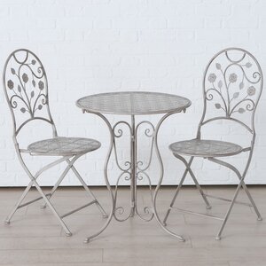 Комплект садовой мебели Rosee: 1 стол + 2 стула