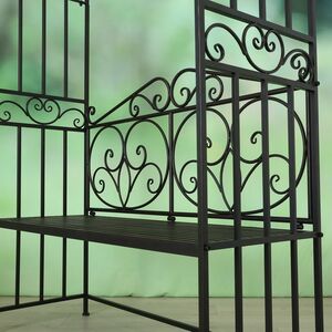 Садовая скамейка с аркой Maddison 205*125*46 см Boltze фото 2