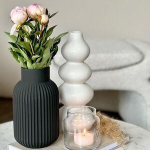 Стеклянная ваза Миранда 22 см Boltze фото 2