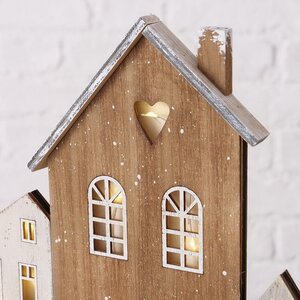 Интерьерная декорация Домики Амстелвена 28*23 см, с подсветкой Boltze фото 2