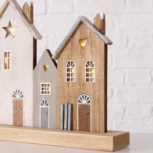 Интерьерная декорация Домики Кюлемборга 28*23 см, с подсветкой Boltze фото 2