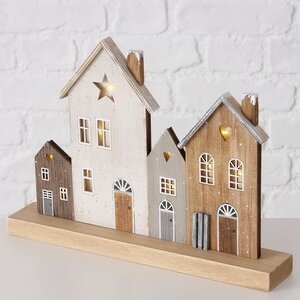 Интерьерная декорация Домики Кюлемборга 28*23 см, с подсветкой Boltze фото 3