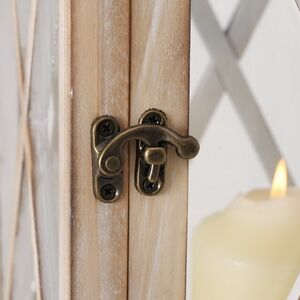 Набор деревянных подсвечников-фонарей Stafford 35-50 см, 2 шт Boltze фото 3